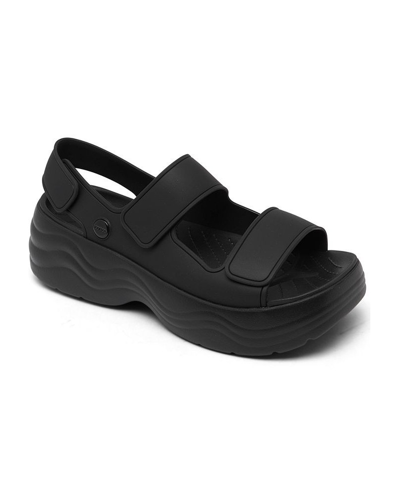 Women's Skyline Sandals Black $44.20 Shoes