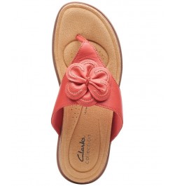 Women's Brynn Style Embellished Thong Sandals Pink $41.00 Shoes