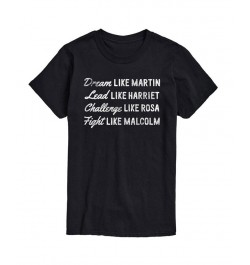 Men's Dream Like Martin Short Sleeves T-shirt Black $15.98 T-Shirts