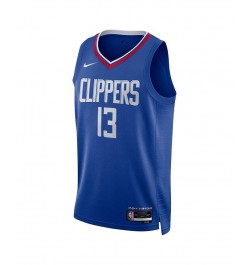 Unisex Paul George Royal LA Clippers 2022/23 Swingman Jersey - Icon Edition $51.99 Jersey