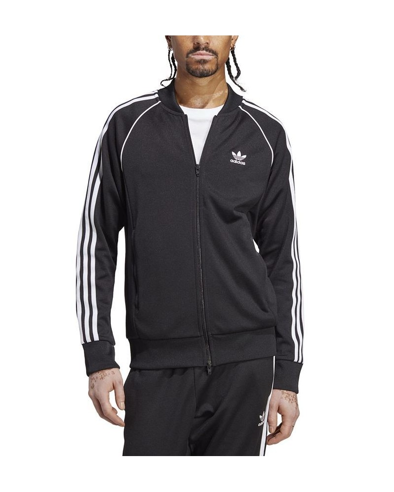 Adicolor Classics Superstar Slim-Fit Zip-Front Track Jacket Black $45.05 Jackets