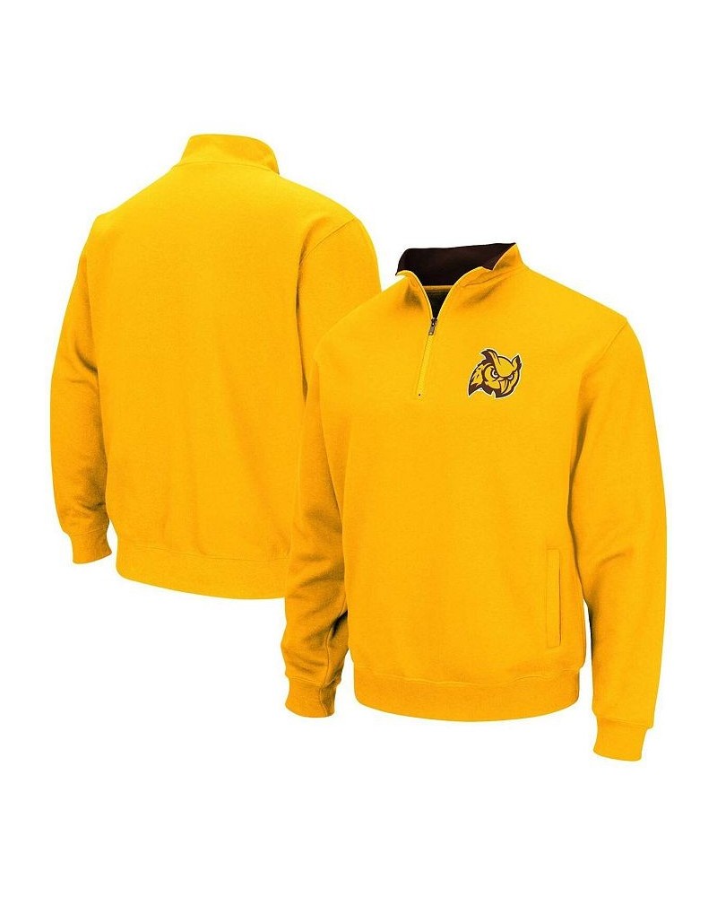 Men's Gold Rowan Profs Tortugas Quarter-Zip Sweatshirt $23.10 Sweatshirt