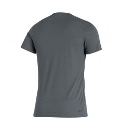 Men's Heathered Gray North Dakota Hockey Blend T-shirt $20.39 T-Shirts