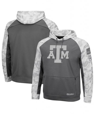 Men's Gray, Arctic Camo Texas A&M Aggies OHT Military-Inspired Appreciation Tonal Raglan Pullover Hoodie $32.00 Sweatshirt