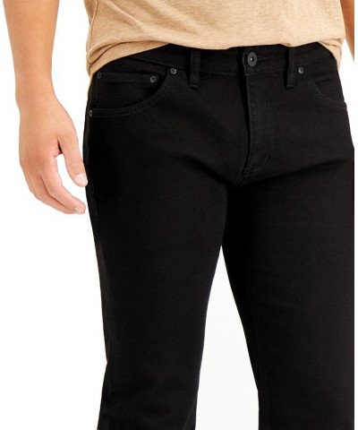 Men's Slim Straight Jeans Black $23.99 Jeans