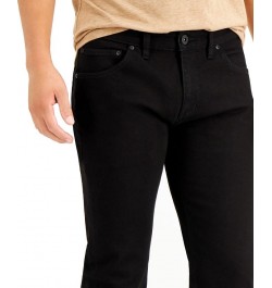 Men's Slim Straight Jeans Black $23.99 Jeans