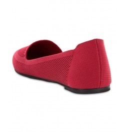 Women's Corrine Pointed Toe Flat Red $33.60 Shoes