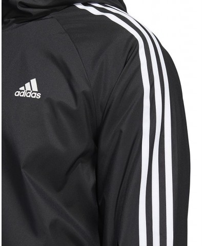 Men's Balance Reversible Stripe Logo Jacket Black $36.40 Jackets