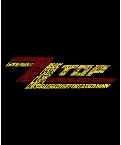 Men's Word Art ZZ Top Premium T-shirt Black $24.29 T-Shirts