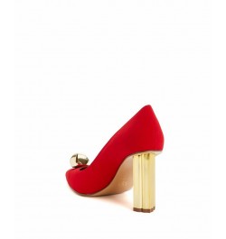 Women's The Dellilah Jingle Pointed Toe Pumps Red $40.46 Shoes