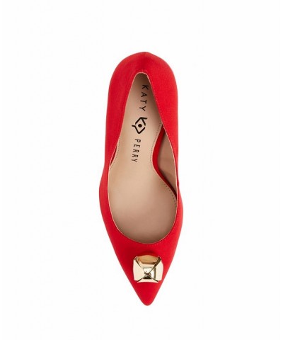 Women's The Dellilah Jingle Pointed Toe Pumps Red $40.46 Shoes