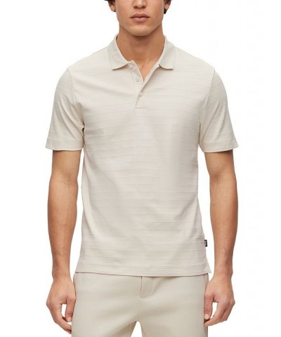 BOSS Men's Regular-Fit Polo Shirt in a Cotton Blend White $55.20 Polo Shirts