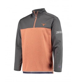 Men's Texas Orange Texas Longhorns Gameday Quarter-Zip Jacket $34.19 Jackets