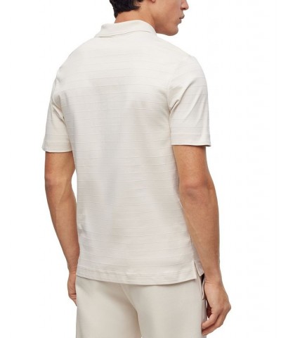 BOSS Men's Regular-Fit Polo Shirt in a Cotton Blend White $55.20 Polo Shirts