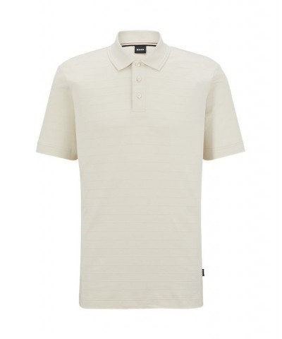 BOSS Men's Regular-Fit Polo Shirt in a Cotton Blend White $55.20 Polo Shirts