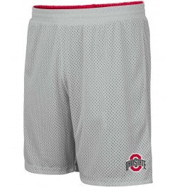 Men's Scarlet, Gray Ohio State Buckeyes Wiggum Reversible Logo Shorts $19.79 Shorts