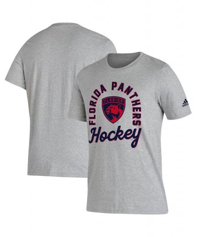 Men's Gray Florida Panthers Amplifier T-shirt $14.00 T-Shirts