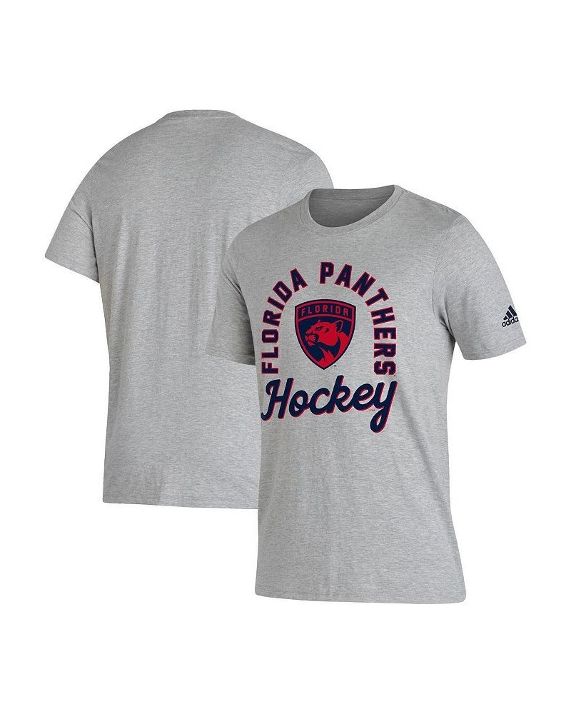 Men's Gray Florida Panthers Amplifier T-shirt $14.00 T-Shirts