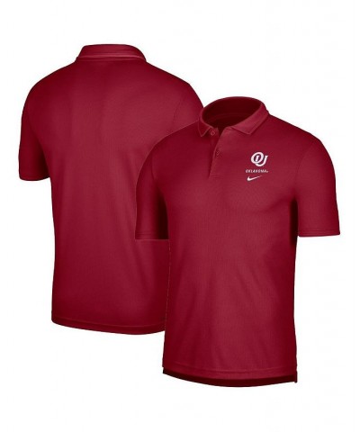 Men's Crimson Oklahoma Sooners UV Performance Polo Shirt $32.23 Polo Shirts