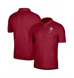 Men's Crimson Oklahoma Sooners UV Performance Polo Shirt $32.23 Polo Shirts