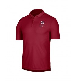 Men's Crimson Oklahoma Sooners UV Performance Polo Shirt $32.23 Polo Shirts