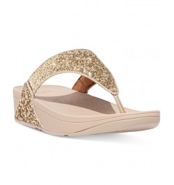 Women's Lulu Glitter Toe-Thongs Sandal Ivory/Cream $45.90 Shoes