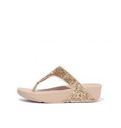 Women's Lulu Glitter Toe-Thongs Sandal Ivory/Cream $45.90 Shoes