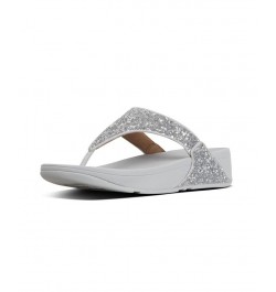 Women's Lulu Glitter Toe-Thongs Sandal Ivory/Cream $45.90 Shoes