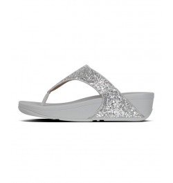 Women's Lulu Glitter Toe-Thongs Sandal Ivory/Cream $45.90 Shoes