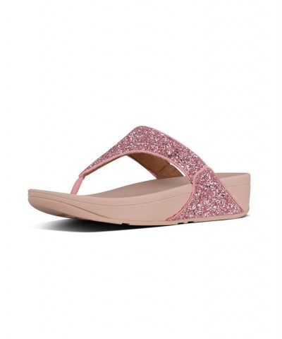 Women's Lulu Glitter Toe-Thongs Sandal Ivory/Cream $45.90 Shoes