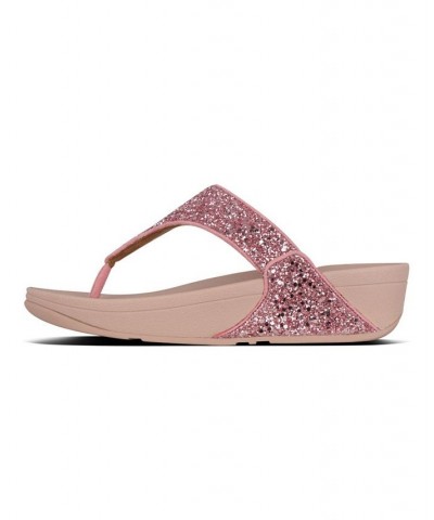 Women's Lulu Glitter Toe-Thongs Sandal Ivory/Cream $45.90 Shoes