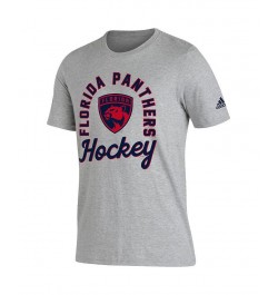 Men's Gray Florida Panthers Amplifier T-shirt $14.00 T-Shirts