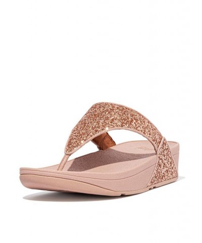 Women's Lulu Glitter Toe-Thongs Sandal Ivory/Cream $45.90 Shoes