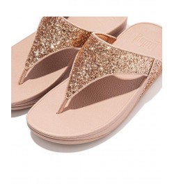 Women's Lulu Glitter Toe-Thongs Sandal Ivory/Cream $45.90 Shoes