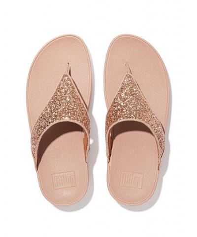 Women's Lulu Glitter Toe-Thongs Sandal Ivory/Cream $45.90 Shoes