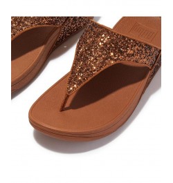 Women's Lulu Glitter Toe-Thongs Sandal Ivory/Cream $45.90 Shoes