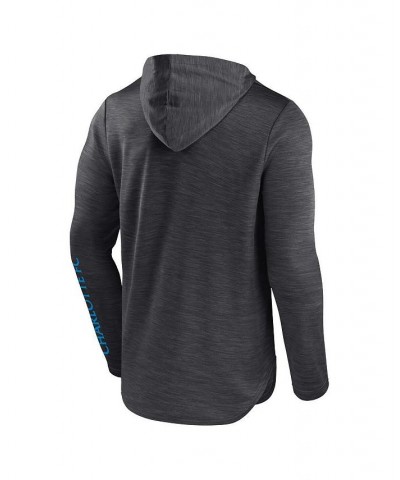 Men's Branded Charcoal Charlotte FC First Period Space-Dye Pullover Hoodie $27.30 Sweatshirt