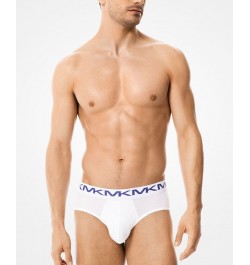 Men's 3-Pk. Stretch Factor Low-Rise Briefs White $32.45 Underwear