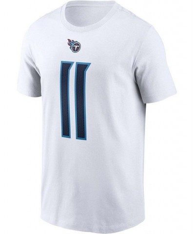 Men's AJ Brown White Tennessee Titans Player Name and Number T-shirt $20.51 T-Shirts