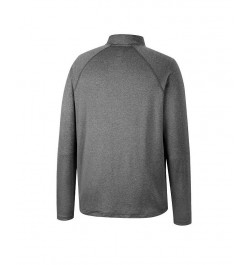 Men's Heathered Gray Ohio State Buckeyes Earth First Raglan Quarter-Zip Windshirt $26.65 Sweatshirt