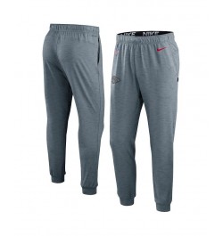 Men's Heather Gray Kansas City Chiefs Sideline Pop Player Performance Lounge Pants $46.00 Pajama