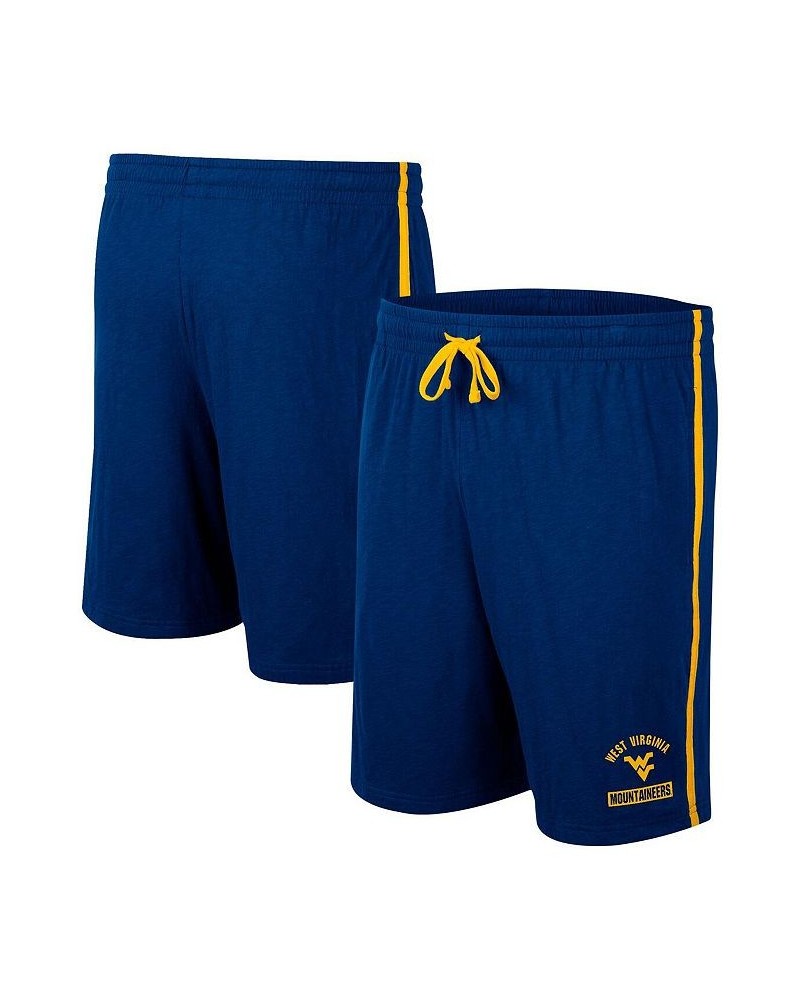 Men's Navy West Virginia Mountaineers Thunder Slub Shorts $16.20 Shorts