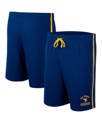 Men's Navy West Virginia Mountaineers Thunder Slub Shorts $16.20 Shorts