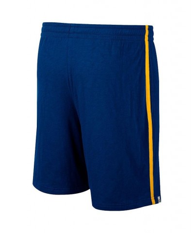 Men's Navy West Virginia Mountaineers Thunder Slub Shorts $16.20 Shorts