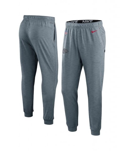 Men's Heather Gray Kansas City Chiefs Sideline Pop Player Performance Lounge Pants $46.00 Pajama