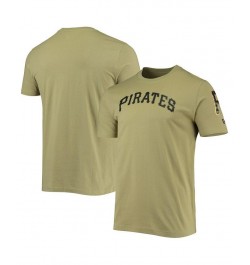 Men's Olive Pittsburgh Pirates Brushed Armed Forces T-shirt $18.90 T-Shirts