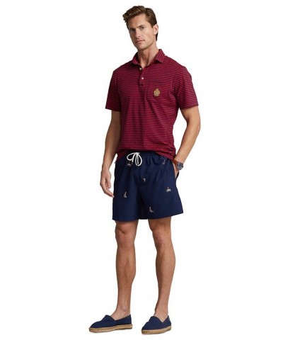 Men's 5-3/4-Inch Traveler Classic Swim Trunks Blue $38.85 Swimsuits