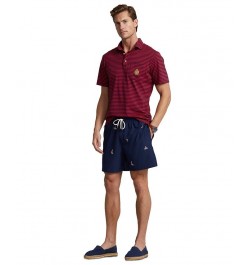 Men's 5-3/4-Inch Traveler Classic Swim Trunks Blue $38.85 Swimsuits