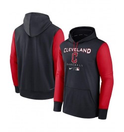 Men's Navy, Red Cleveland Guardians Authentic Collection Performance Hoodie $36.90 Sweatshirt