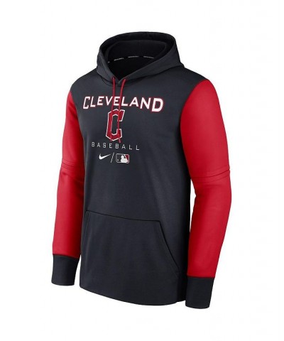 Men's Navy, Red Cleveland Guardians Authentic Collection Performance Hoodie $36.90 Sweatshirt